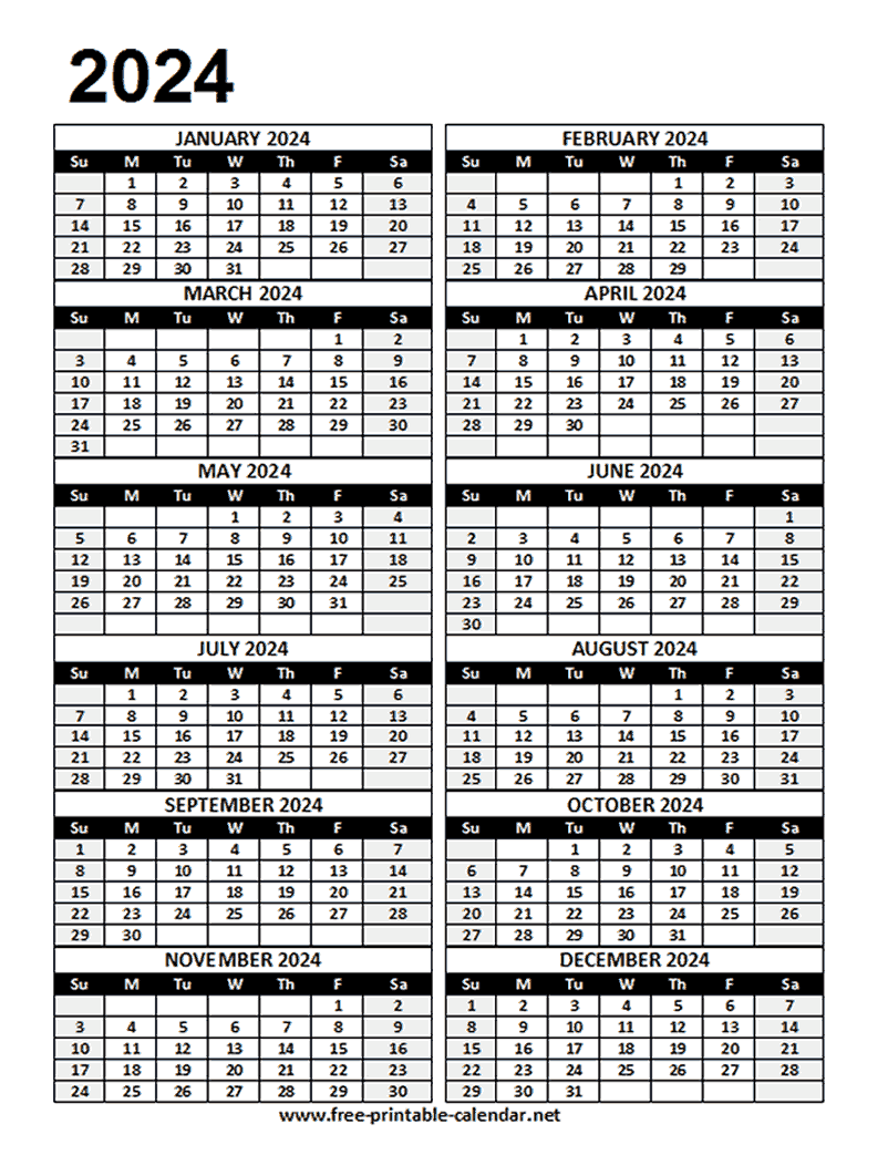 2024 Calendar Printable Mercy Starlin